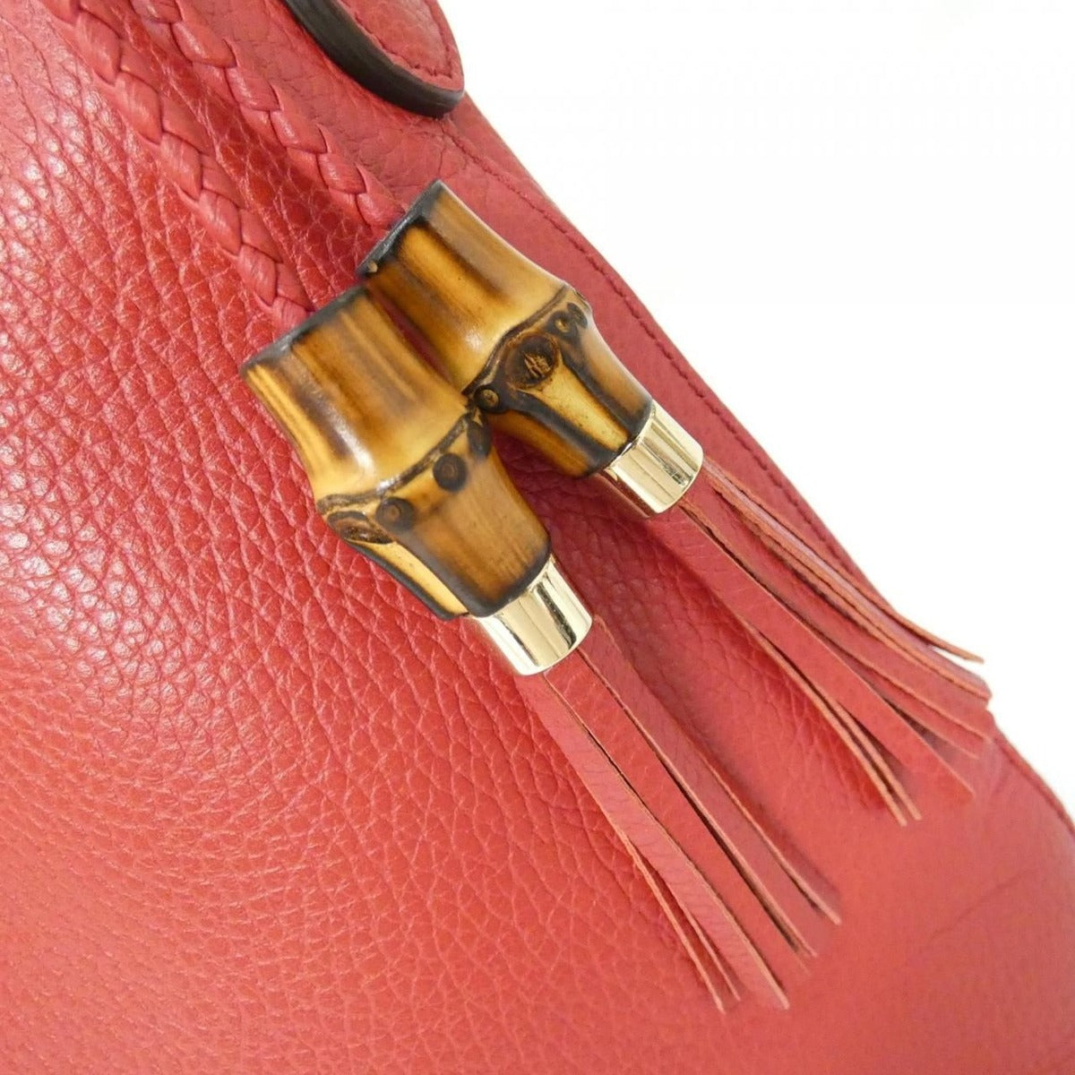 Gucci Bag Leather Red — view 4