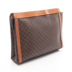 Celine Clutch Macadam Brown Dark Canvas — view 2
