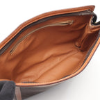 Celine Clutch Macadam Brown Dark Canvas — view 3