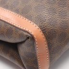 Celine Clutch Macadam Brown Dark Canvas — view 5