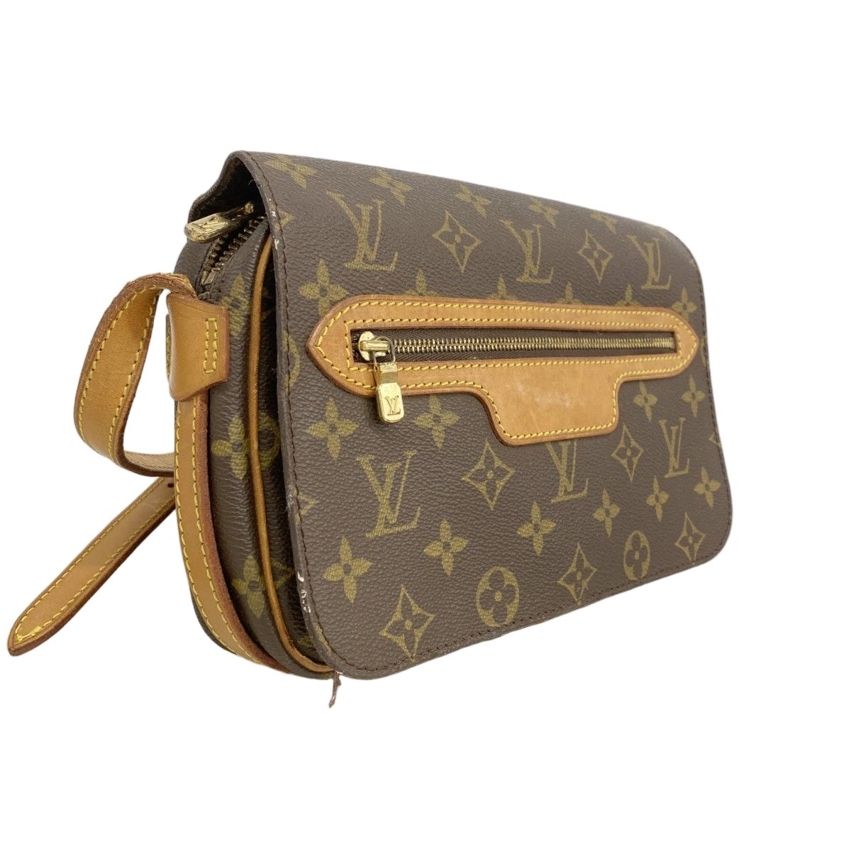 Louis Vuitton Shoulder Bag Monogram Saint Germain 24 Brown — view 2
