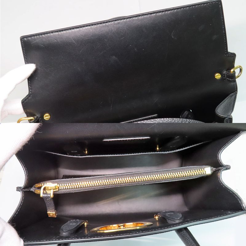 Dior 30 Montigne Saint Treno Small M9321 Umba Black Handbag — view 6