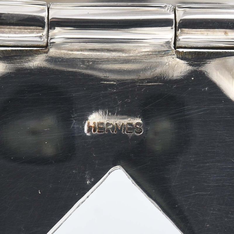 Hermes Bracelet Touareg 925 Silver Bangle 82.5 g Vintage Box And Bag K1238 — view 8
