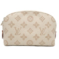 Louis Vuitton Pochette Cosmetic PM Pouch Mini Bag Beige
