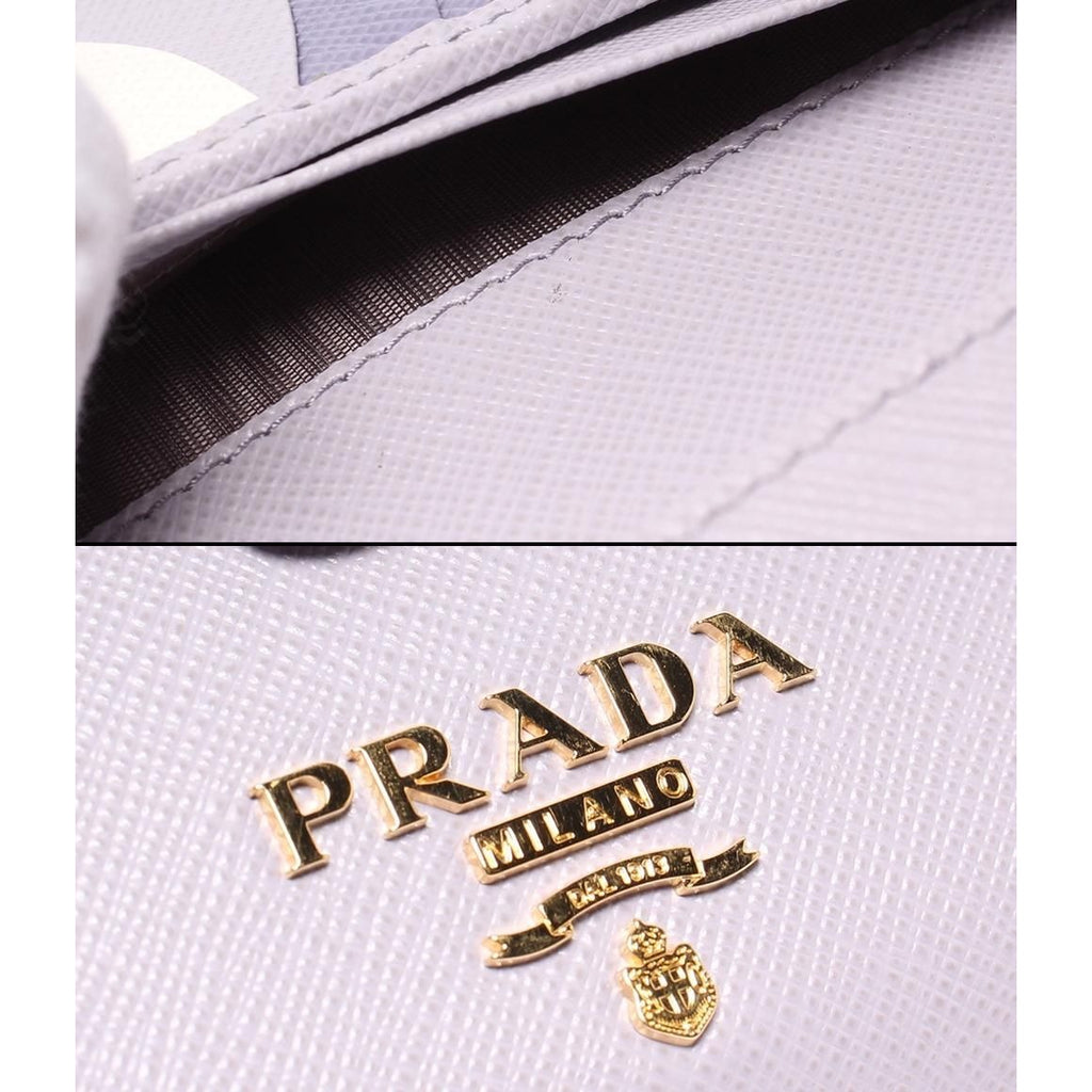 Prada Wallet Saffiano Purple — view 7