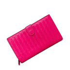 Bottega Veneta Bifold Wallet Pink Intrecciato Hook