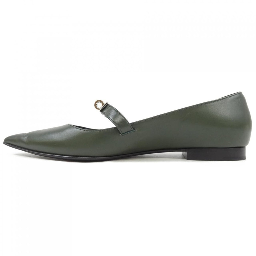 Hermes Kelly Buckle Flat Shoes — view 2