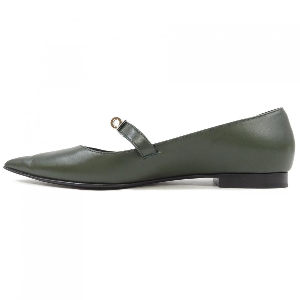 Hermes Kelly Buckle Flat Shoes — view 2