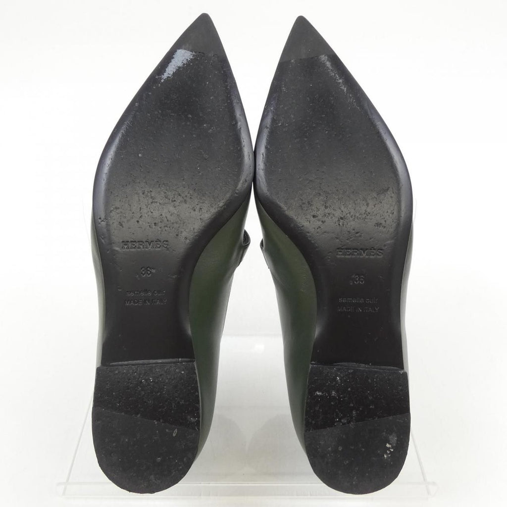Hermes Kelly Buckle Flat Shoes — view 4