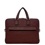 Gucci Briefcase Bordeaux Interlocking Document Gray Leather GG Business