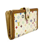Louis Vuitton Wallet Monogram Multicolor Porte-Monnaie Vier Viennois Blanc — view 2