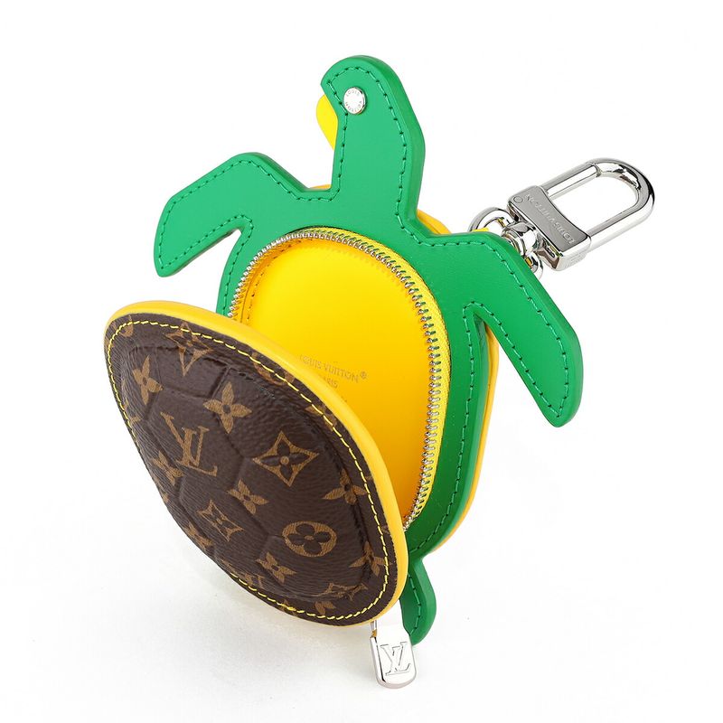 Louis Vuitton Key Holder Keyholder Turtle Brown Green — view 4