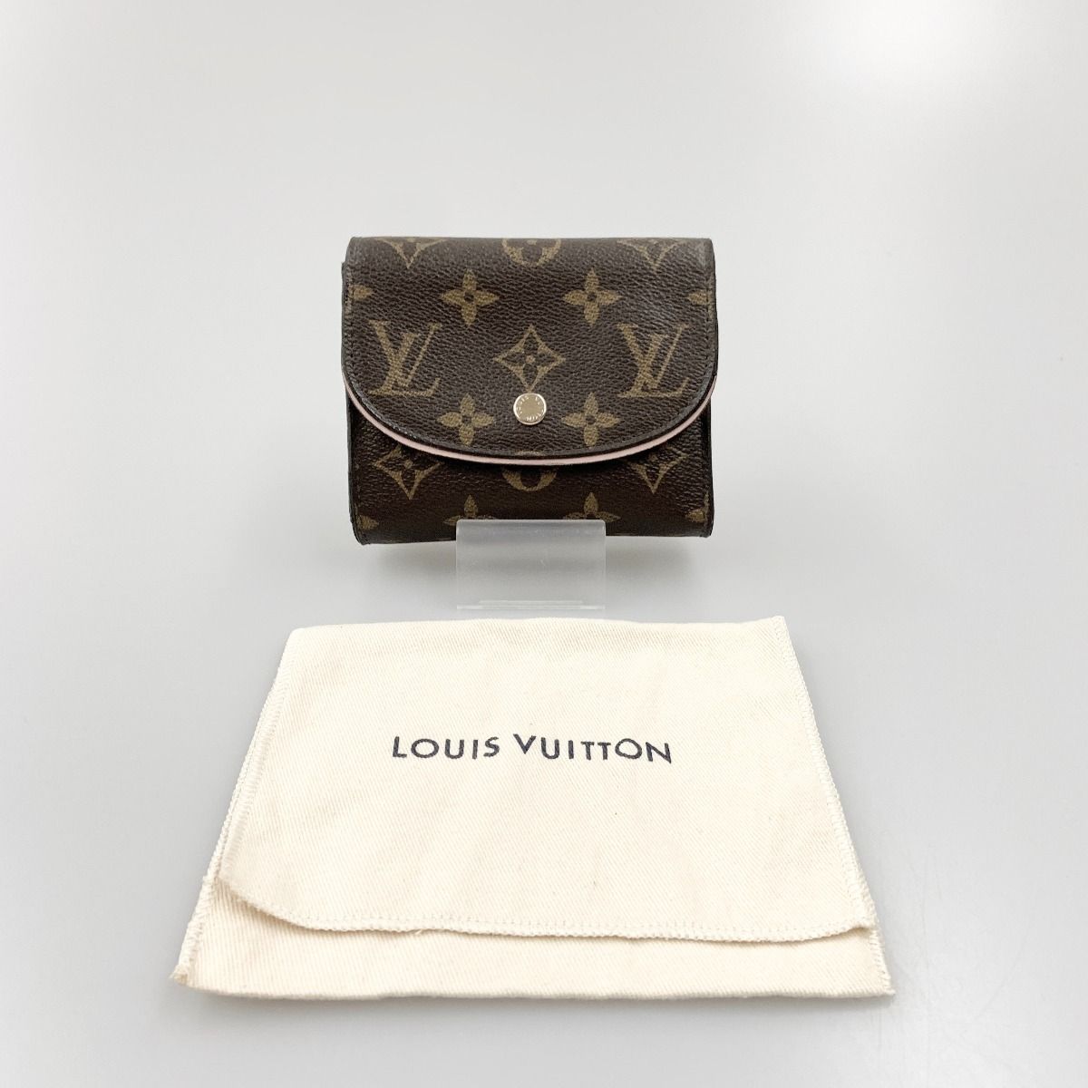 Louis Vuitton Monogram Portefeuille Arianne Tri-Fold Short Wallet Brown — view 8