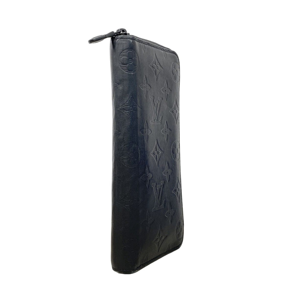 Louis Vuitton Wallet Monogram Shadow Zippy Vertical Black — view 2