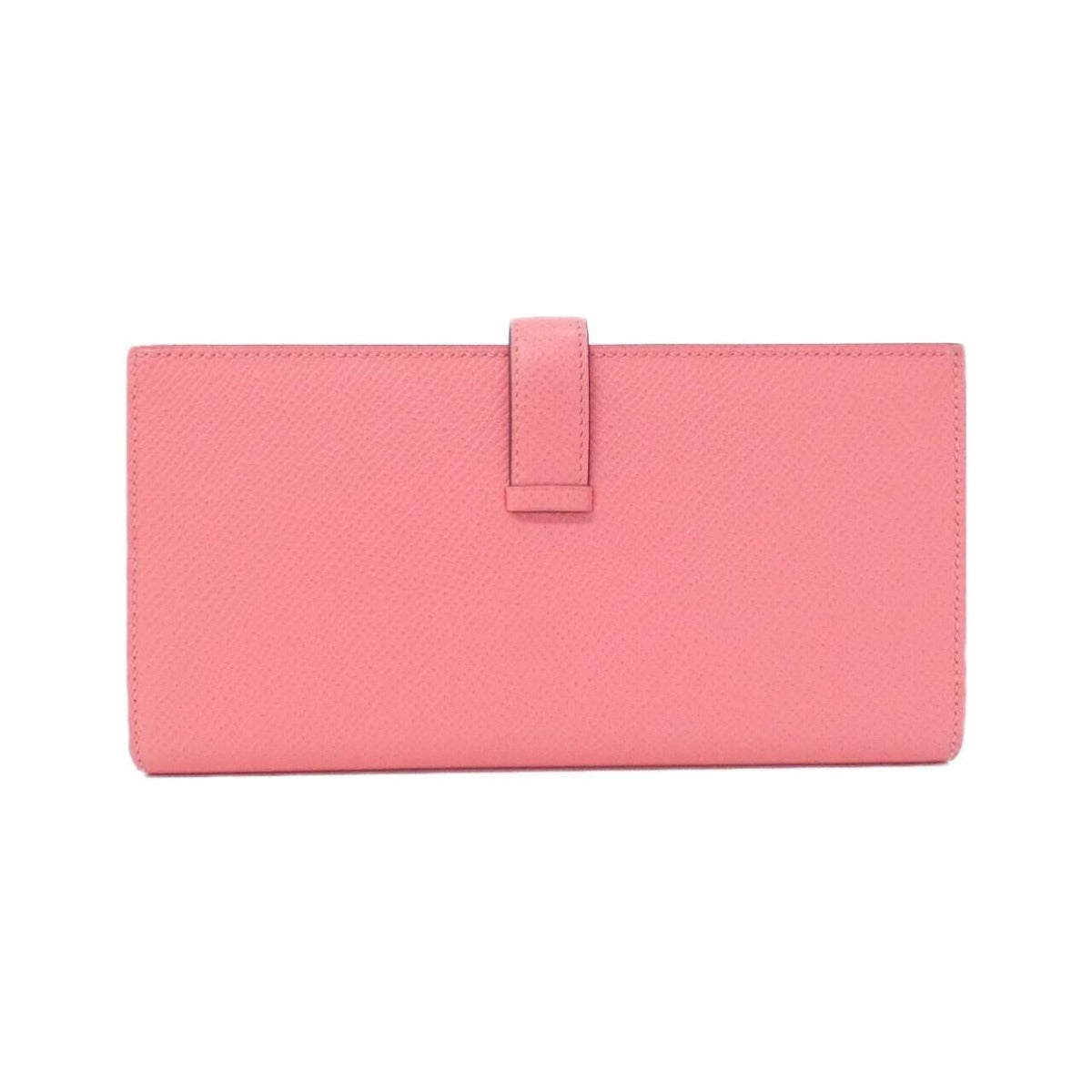 Hermes Bearn Souffle Wallet Rose Azalee — view 2