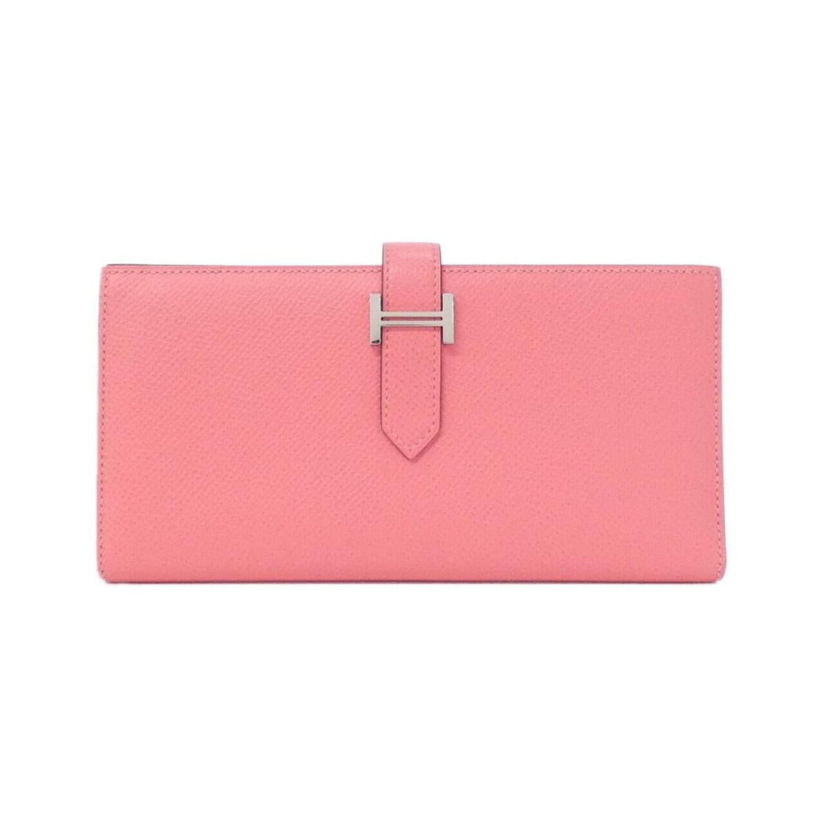 Hermes Bearn Souffle Wallet Rose Azalee