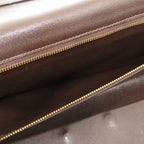 Hermes Vintage Leather Brown Gold Hardware 00 Boston Bag — view 9