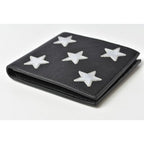 Saint Laurent Wallet YSL Foldable Star Leather Black — view 7