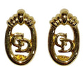 Dior CD Logo Earrings