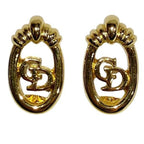 Dior CD Logo Earrings