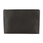 Saint Laurent Paris Second Bag Brown Gold Hardware Classic Toile