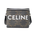 Celine Shoulder Bag Canvas Black