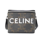 Celine Shoulder Bag Canvas Black