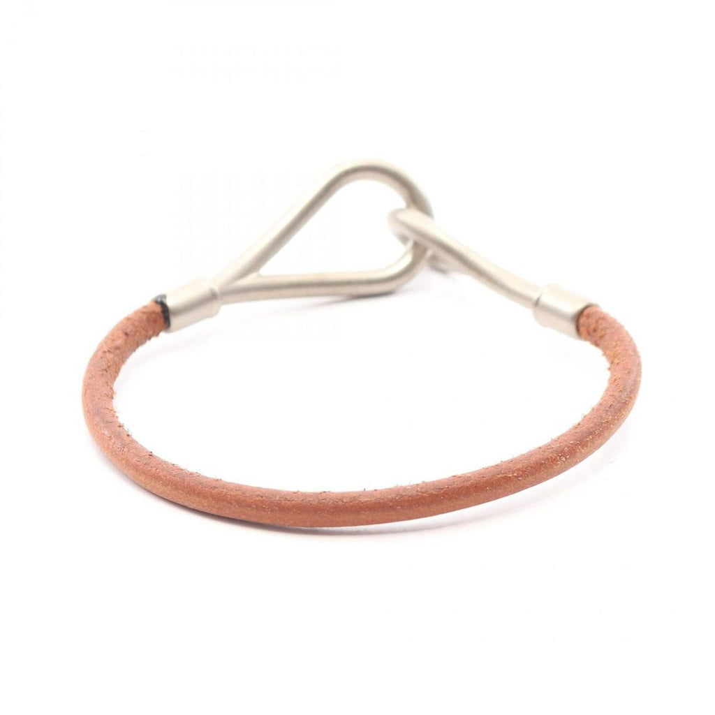 Hermes Bracelet Jumbo Stainless Steel Leather — view 2