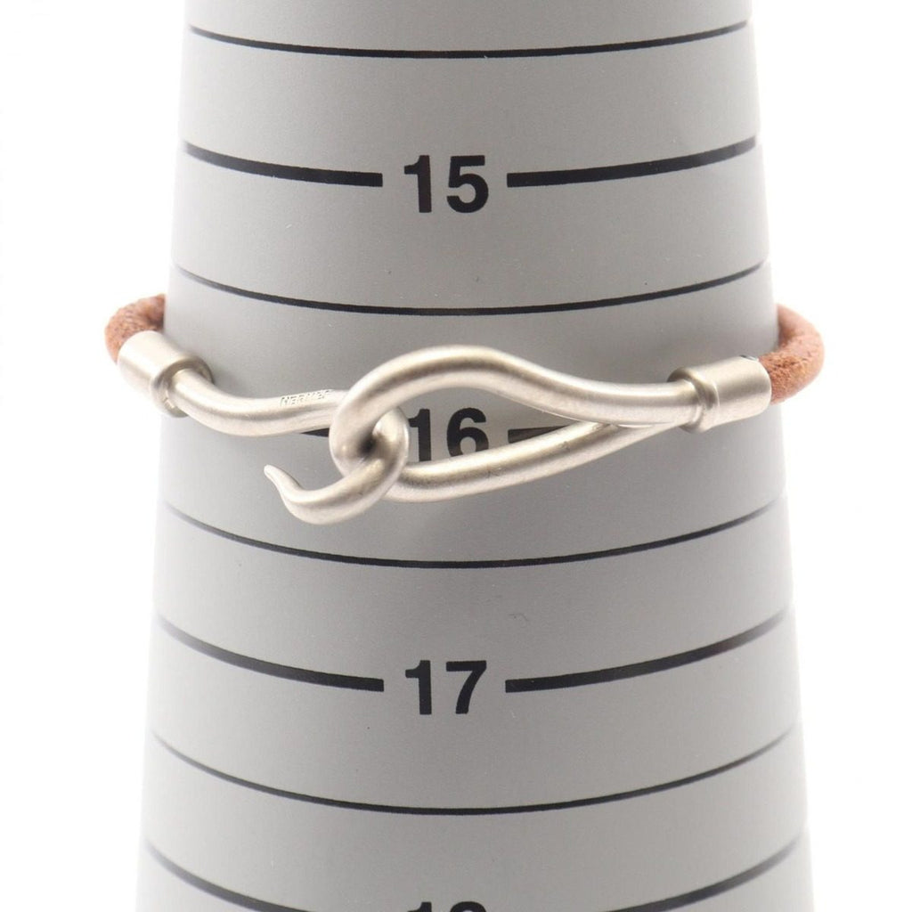 Hermes Bracelet Jumbo Stainless Steel Leather — view 5