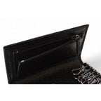 Gucci Outlet Key Case Holder 6-stacks Pigskin Sherry Line Black 033 — view 6