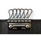 Gucci Outlet Key Case Holder 6-stacks Pigskin Sherry Line Black 033 — view 7