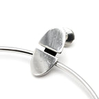 Hermes Earrings Silver 925 AG SV Loop Hoop Swing — view 5