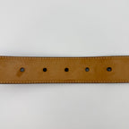 Celine Belt Leather Dark Brown Vintage — view 5