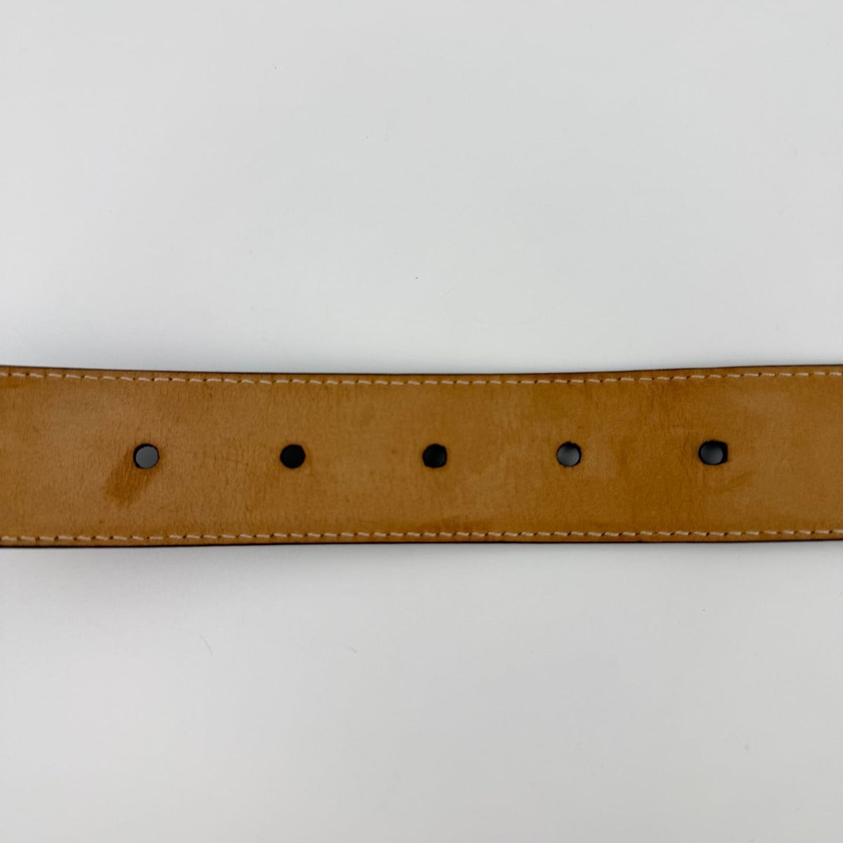 Celine Belt Leather Dark Brown Vintage — view 5