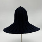 Dior Arty Heather Tulip Hat Wool Blend Hat Navy — view 3