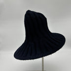 Dior Arty Heather Tulip Hat Wool Blend Hat Navy — view 4