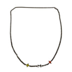 Louis Vuitton Necklace Monogram Low Metal Silver