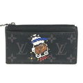 Louis Vuitton Coin Case Card Holder Monogram Eclipse Canvas Black