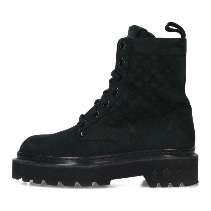 Louis Vuitton Ranger Boots Suede Monogram Ankle 5