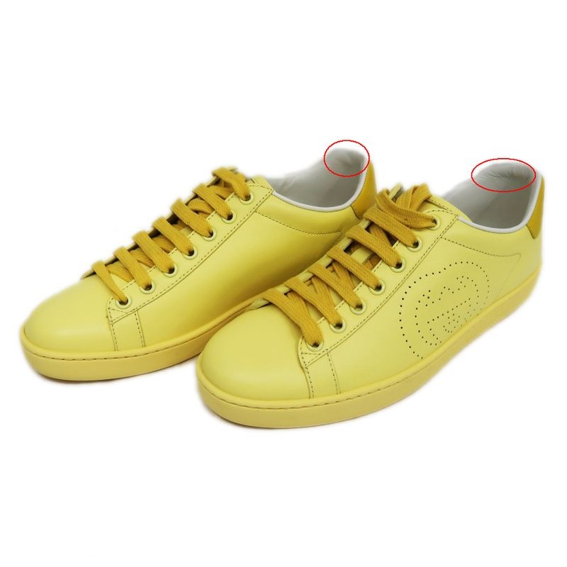 Gucci Interlocking G Sneakers Size 37 Light Yellow Apparel — view 2
