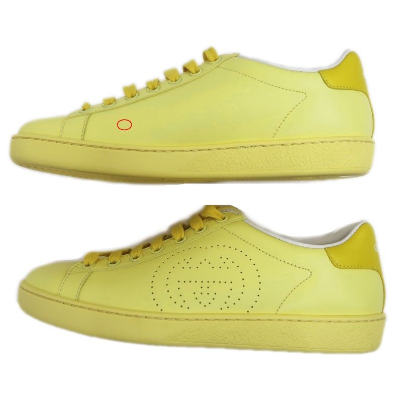 Gucci Interlocking G Sneakers Size 37 Light Yellow Apparel — view 4