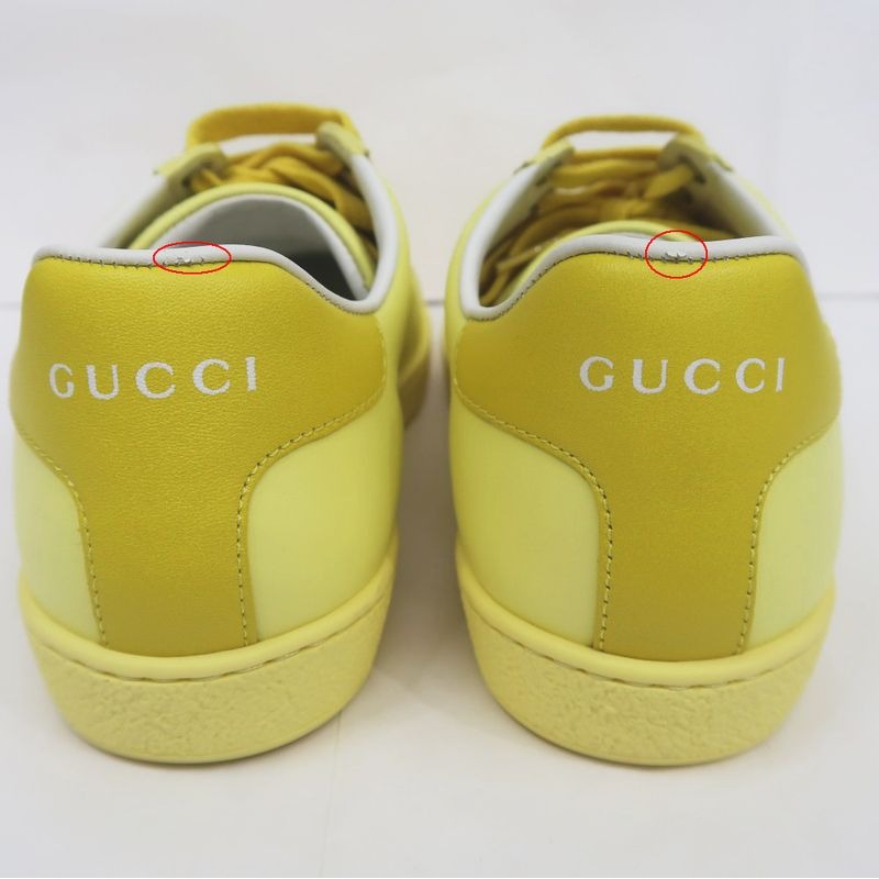 Gucci Interlocking G Sneakers Size 37 Light Yellow Apparel — view 7