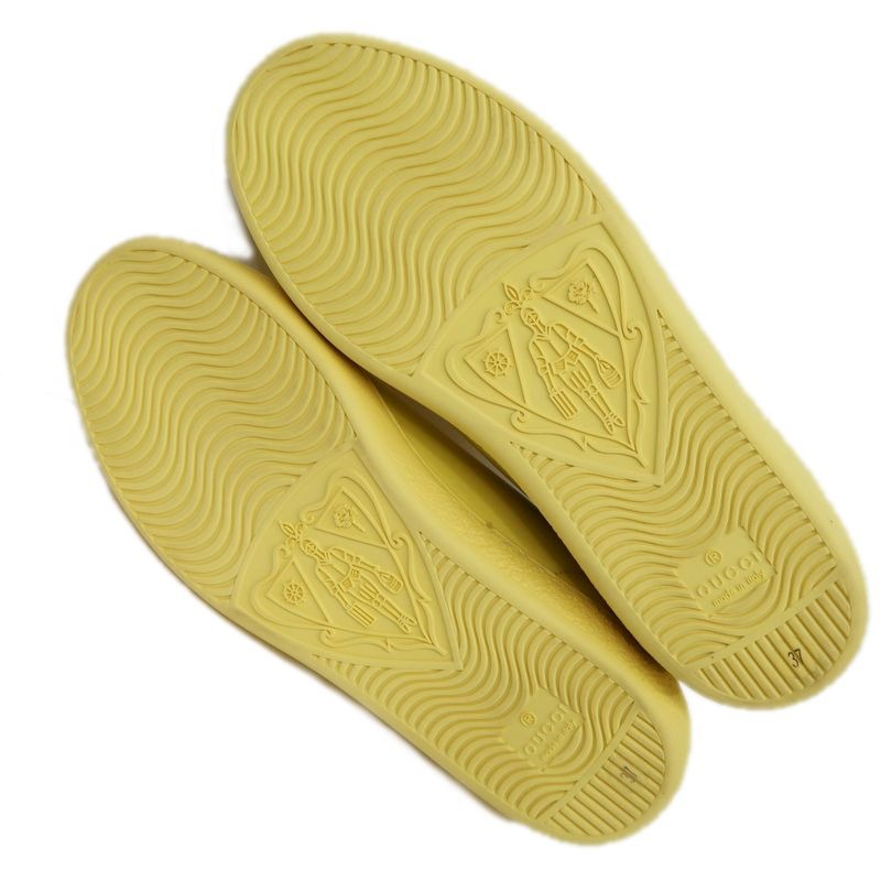 Gucci Interlocking G Sneakers Size 37 Light Yellow Apparel — view 8