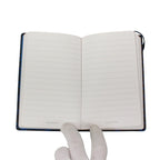 Louis Vuitton Cahier Andre MM Leather Black Blue Notebook — view 5