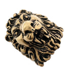 Gucci Lion Head Metal Gold Ring