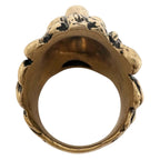 Gucci Lion Head Metal Gold Ring