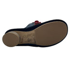 Chanel Camellia Design Sandals Red 37 — view 4