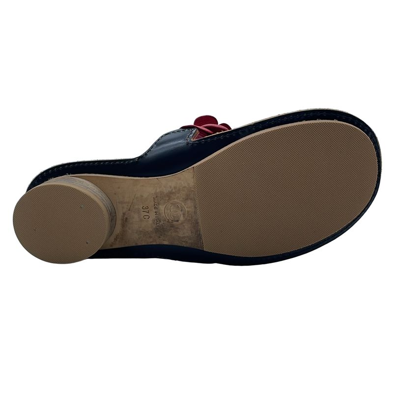 Chanel Camellia Design Sandals Red 37 — view 4