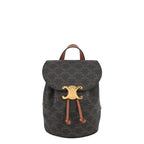 Celine Backpack Boni Triomphe Leather Brown