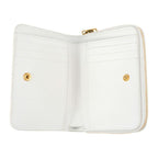 Saint Laurent Bifold Compact Wallet White Multi — view 4